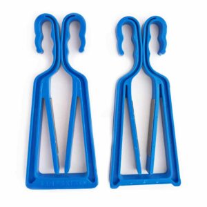 Pair of blue KlipSkis