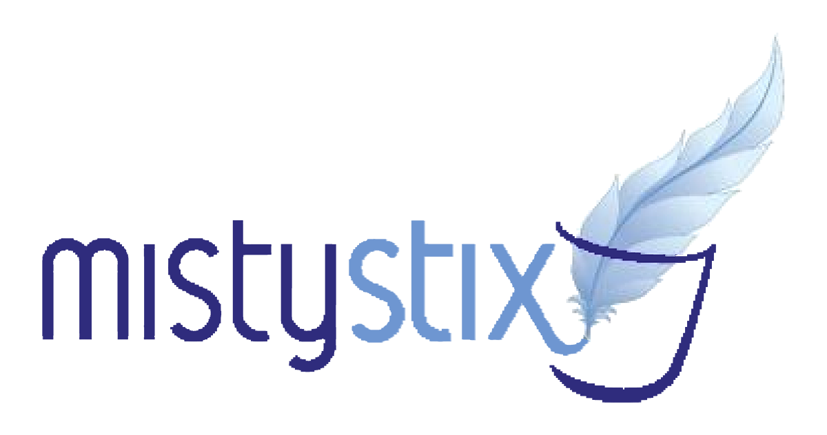 Large MistyStix logo in words