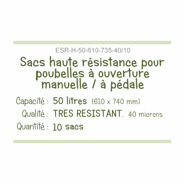 Repellem 50 litre resistant label