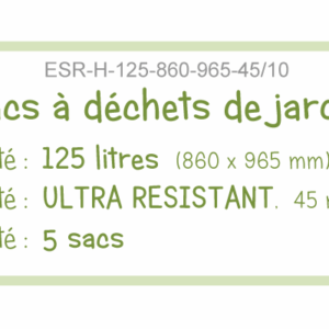 Repellem 125 litre garden rubbish bags
