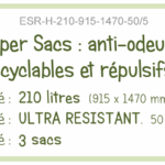 Repellem 210 litre Super Sacs