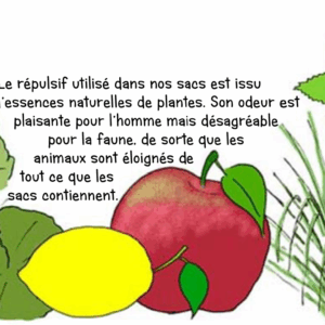 Les sacs poubelles antiparasitaires Repellem utilisent des extraits naturels de plantes.