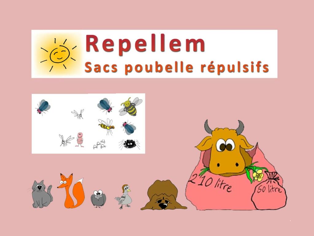 Repellem pest repellent bin bags