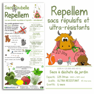 Repellem sacs répulsifs et ultra-résistants - 125 l