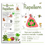 Sacs poubelle répulsifs et résistants Repellem - 50 l
