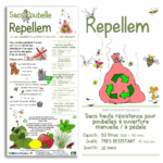 Sacs répulsifs et résistants Repellem - 50 l très résistants