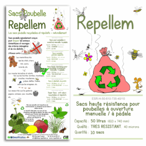 Sacs répulsifs et résistants Repellem - 50 l très résistants