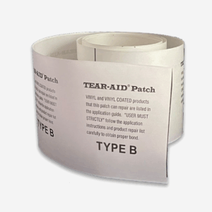 Tear-Aid Type B self-adhesive PVC and vinyl repair tape, 75 mm x 60 cm